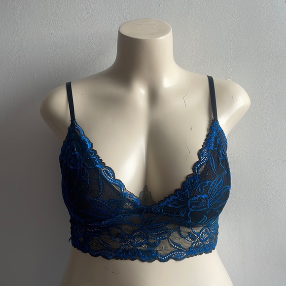 Blue Lace Bralette 1XL - Picture 1 of 6
